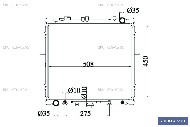 KIA Sportage NB-7 1993-2004 Radiator KIA-S201