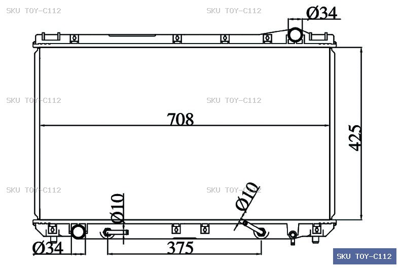 Toyota Camry MCV Radiator TOY-C112