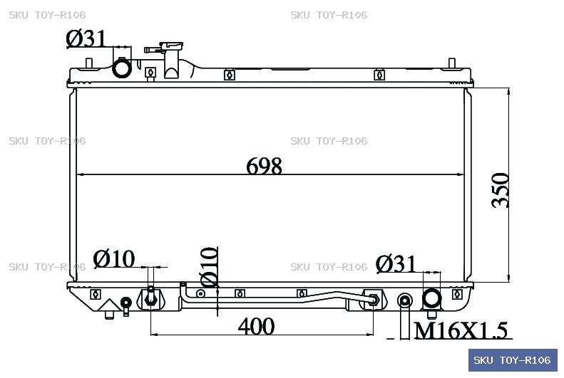 Toyota RAV4 SXA15 Radiator TOY-R106